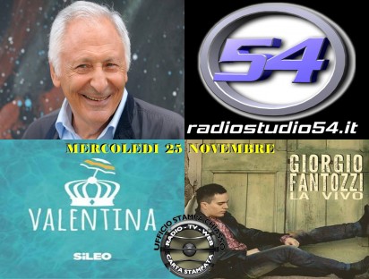 Mogol ospite a Radio Studio 54