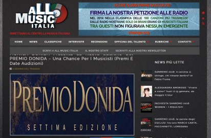 Monica Donida intervistata a All Music Italia
