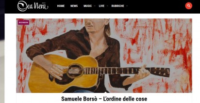 Recensione dell'EP “L’ordine delle cose” di Samuele Borsò su Oca Nera Rock di Leslie Fadlon