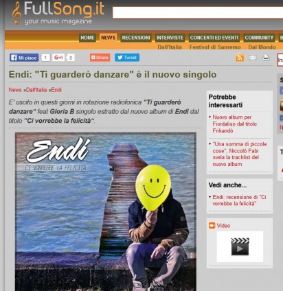 News Endi su FullSong.it, magazine di musica
