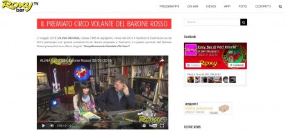 Alina Nicosia al Barone Rosso di Red Ronnie