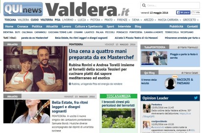 Samuele Borsò su Qui News Valdera