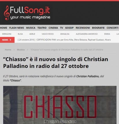 Christian Palladino su FullSong.it