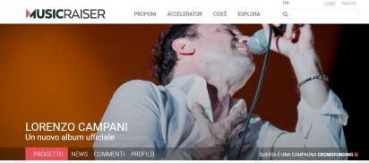 Parte oggi la campagna di Lorenzo Campani suMusicraiser per la realizzazione del suo nuovo Album