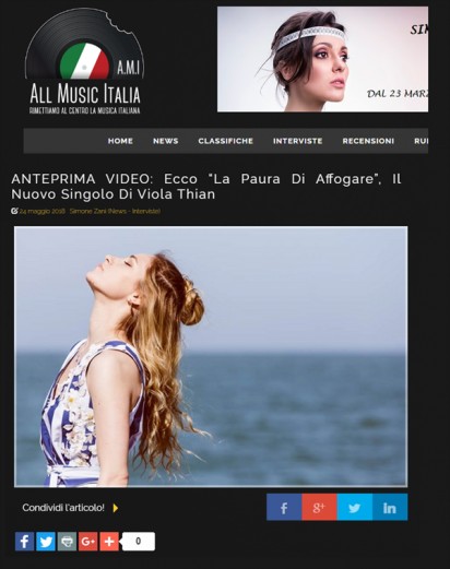 24 Maggio 2018 ANTEPRIMA VIDEO di Viola-Thian